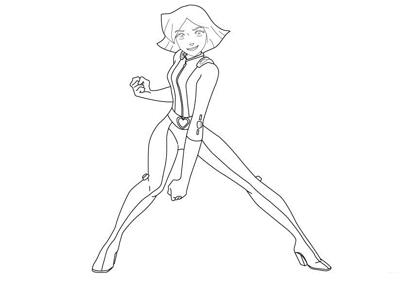 Kolorowanka Clover jako odlotowa agentka